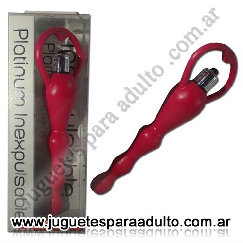 ANALES, Anal con vibrador, Platinium inexpulsable microvibro rojo Anales, Anal con vibrador, Platinium inexpulsable microvibro rojo