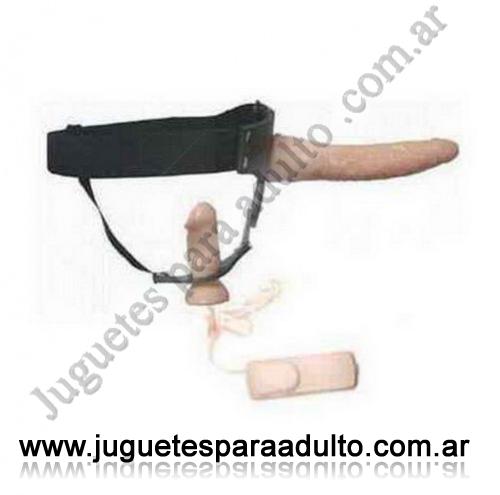 ESPECIFICOS, Arneses eroticos, Arnes Doble Penetracion Interna Externa Con Vibrador Especificos, Arneses eroticos, Arnes Doble Penetracion Interna Externa Con Vibrador