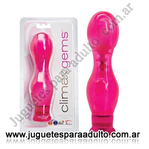 ESTIMULADORES, Estimuladores femeninos, Climax Gems con vibro y vertebrado rosa Estimuladores, Estimuladores femeninos, Climax Gems con vibro y vertebrado rosa
