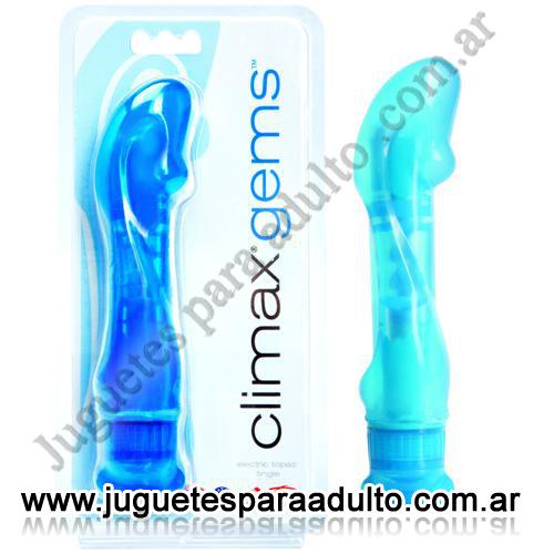 , , Clímax Gems con Vibro y Vertebrado Azul , , Clímax Gems con Vibro y Vertebrado Azul