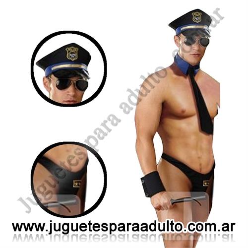 Lencería masculina, Disfraces masculinos, Disfraz masculino de policia sexy