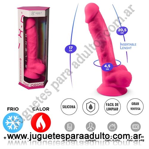 Consoladores, Consoladores sopapa jelly, THE ORIGIN - Dildo Termorreactivo de Silicona Premium (Modelo 8