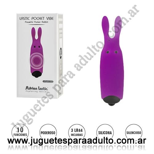 Estimuladores, Balas vibradoras, Lastic Pocket Vibe bala vibradora estimuladora de clitoris Violeta