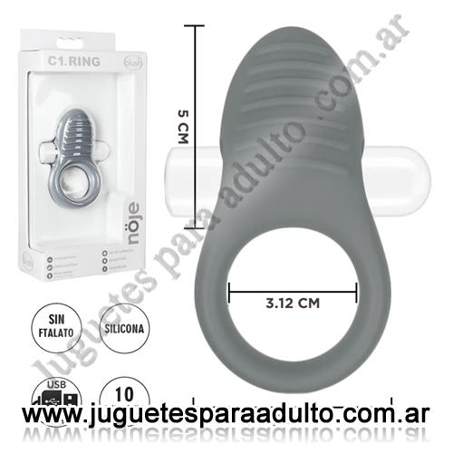 Especificos, Vibradores con anillo, Anillo estimulador de clitoris con vibracion y carga USB
