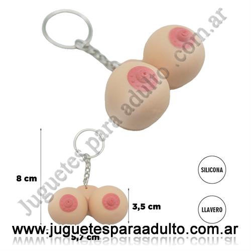 Accesorios, Accesorios eroticos, Llavero con forma de seno pellizcable