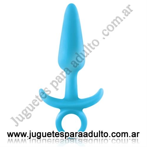 MARCAS IMPORTADAS, NS Novelties, Plug anal Firefly Medium celeste aterciopelado Marcas Importadas, NS Novelties, Plug anal Firefly Medium celeste aterciopelado