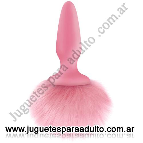 Productos eróticos, Importados 2018, Plug anal con cola de conejo rosa