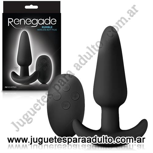 MARCAS IMPORTADAS, NS Novelties, Plug anal con vibracion con control inalambrico y carga USB Marcas Importadas, NS Novelties, Plug anal con vibracion con control inalambrico y carga USB