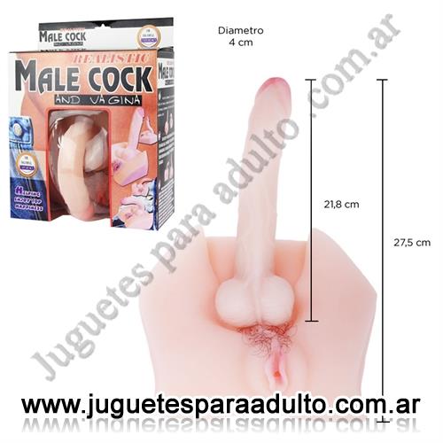 Estimuladores, Estimuladores masculinos, Vagina mas dildo de silicona con control de temperatura y distintas vibraciones