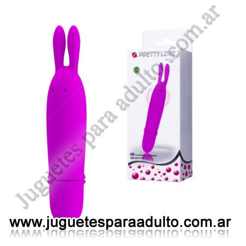 Estimuladores, Estimuladores femeninos, Estimulador vaginal en forma de conejo con 10 velocidades de vibracion