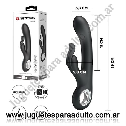 Estimuladores, Estimuladores especiales, Vibrador para estimulacion de punto G y clitoris con carga USB y funcion de memoria