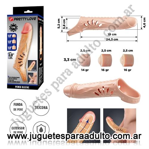 Marcas Importadas, Pretty Love, Extensor Premium Realista con 3 Tips Extensibles
