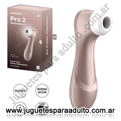 Estimuladores, Estimuladores de clitoris, Pro 2 light rose gold succionador de clitoris con USB C