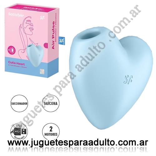 Productos eróticos, Usb recargables, Cutie Heart Succionador en forma de corazon y carga USB