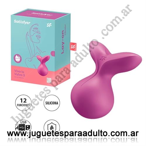 Productos eróticos, Usb recargables, Viva La Vulva 3 Masajeador vaginal con carga USB