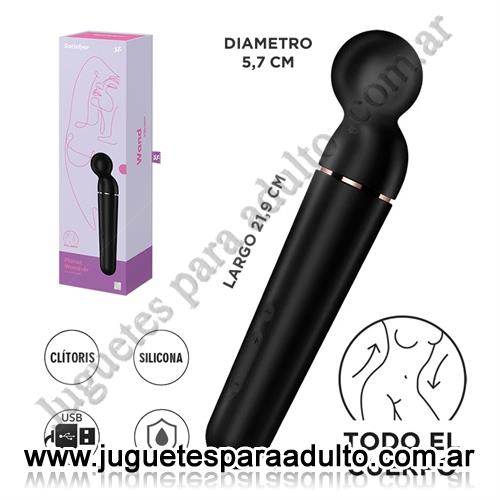 Estimuladores, Estimuladores de clitoris, Planet Wand-er black + rosegold  Vibrador potente con mas de 60 modos de vibracion