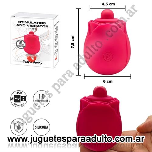 Estimuladores, Estimuladores de clitoris, Estimulador con forma de rosa para el clitoris