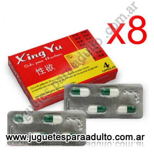 Estimuladores, Estimuladores masculinos, Xing Yu X8 Vigorizante Masculino En Capsulas