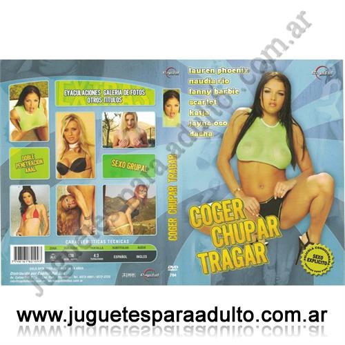 Películas eróticas, Dvd heterosexuales, Pelicula DVD: COGER TRAGAR CHUPAR