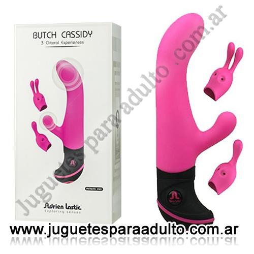Marcas Importadas, Adrien Lastic, Vibrador punto g con estimulador de clitoris y accesorios