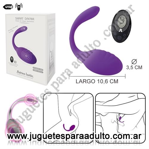 Estimuladores, Balas vibradoras, Estimulador femenino para clitoris y punto G con carga usb y control
