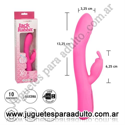 Productos eróticos, Usb recargables, Jack rabbit estimulador de punto G con 10 modos de vibracion