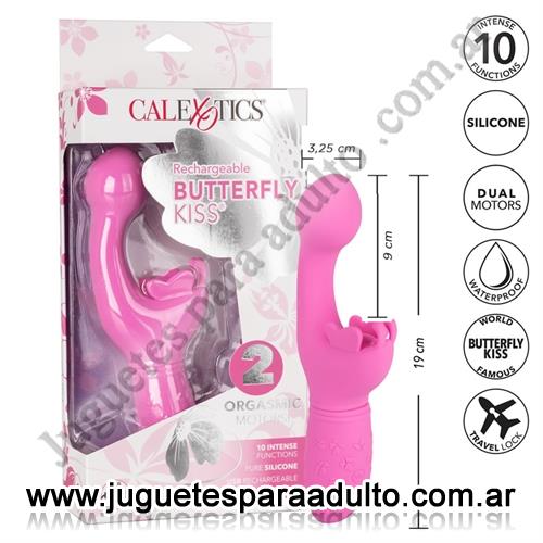 Productos eróticos, Usb recargables, Vibrador estimulador punto g con masejador de clitoris y carga USB