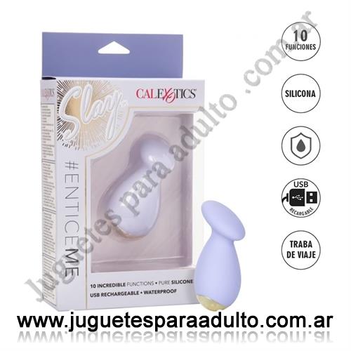 Estimuladores, Estimuladores de clitoris, Masajeador vaginal con 10 funciones de vibracion y carga USB