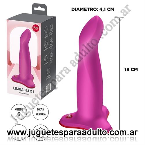 MARCAS IMPORTADAS, Fun Factory, Limba Flex L dildo con sopapa para estimulacion del punto G ideal para arnes Marcas Importadas, Fun Factory, Limba Flex L dildo con sopapa para estimulacion del punto G ideal para arnes