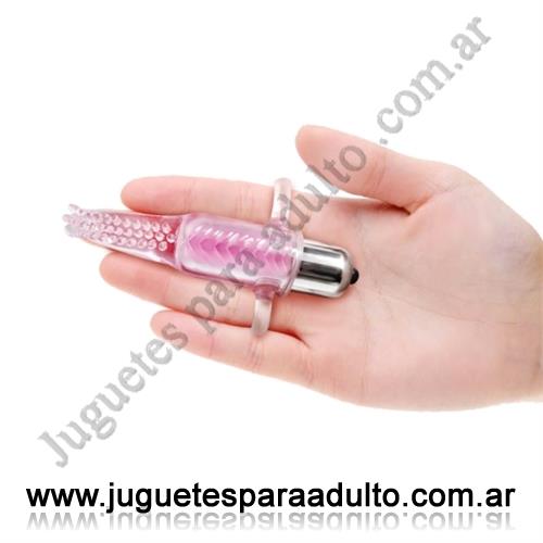 Estimuladores, Estimuladores femeninos, Masajeador clítoris para dedo con Vibrador