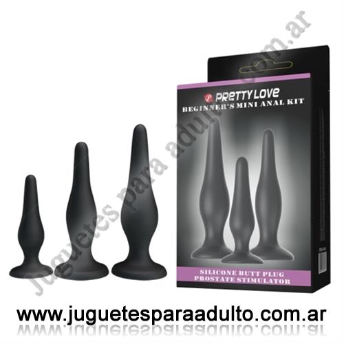 Productos eróticos, Kits, Kit de plugs anales de distinta medida