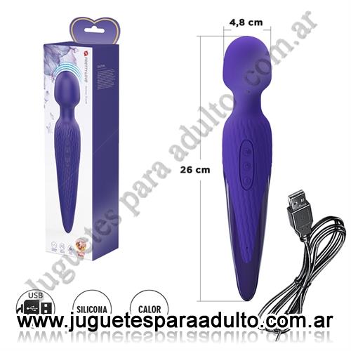 Marcas Importadas, Pretty Love, Microfono vibrador con efecto calor y carga USB