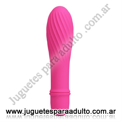 Estimuladores, Estimuladores de clitoris, Masajeador rosa texturado con 10 velocidades