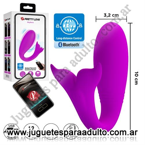 Vibradores, Vibradores inalámbricos Bluetooth, Estimulador femenino con 12 modos de vibracion y control via APP