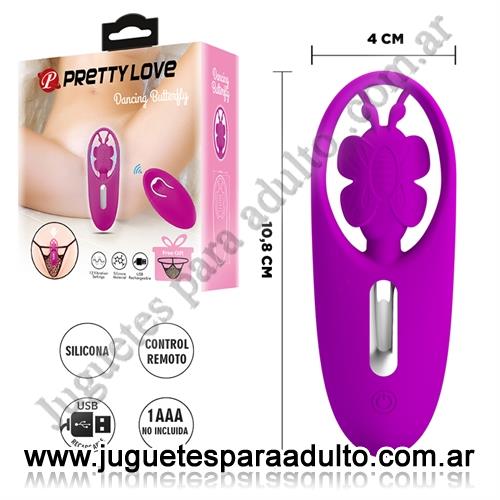 Estimuladores, Estimuladores de clitoris, Bala vibradora para ropa interior con control remoto