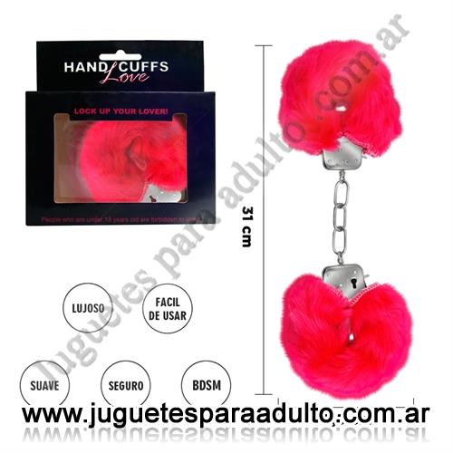 Marcas Importadas, Pretty Love, Esposas de metal cubiertas de peluche rosa