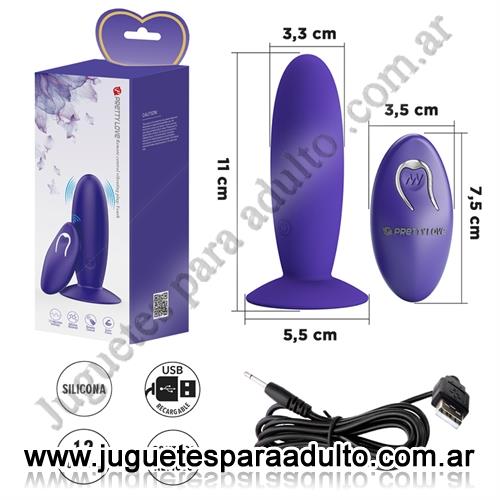 Marcas Importadas, Pretty Love, Dilatador anal con control remoto y carga USB