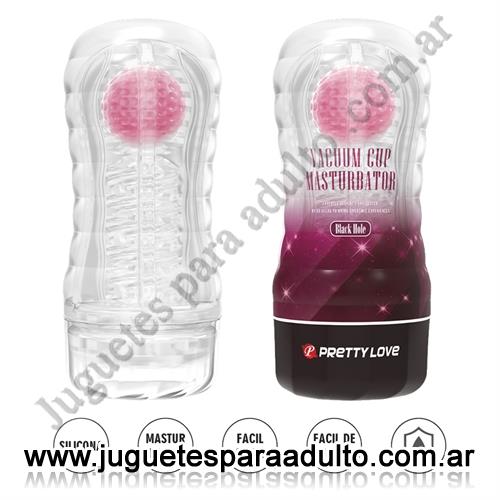 Marcas Importadas, Pretty Love, Masturbador Black Hole masculino con interior removible