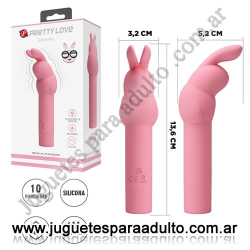 Estimuladores, Balas vibradoras, Stick estimulador femenino con forma de conejo