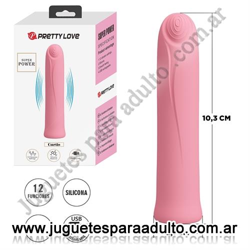 Estimuladores, Estimuladores de clitoris, Stick estimulador femenino con carga usb y 12 velocidades