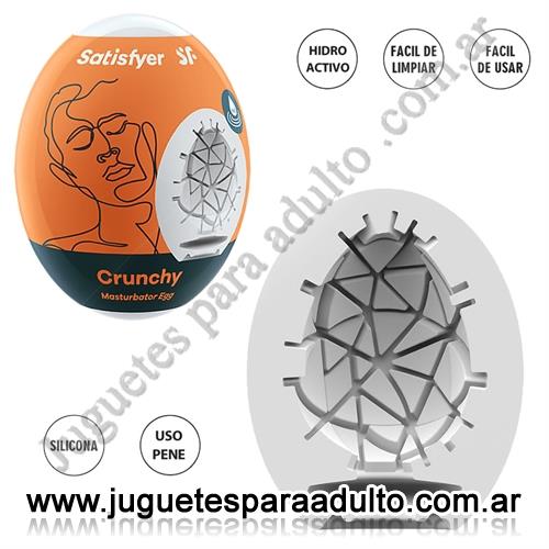 Marcas Importadas, Satisfyer, Masturbador Egg Single crunchy