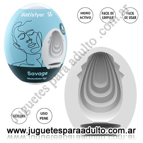 Marcas Importadas, Satisfyer, Masturbador Egg Single savage 