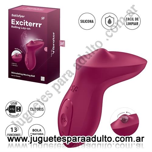 Productos eróticos, , Exciterrr (Berry) estimulador vaginal con bola movil