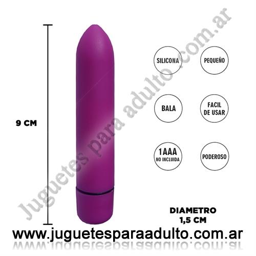 Estimuladores, Estimuladores de clitoris, Feather Violeta : Bala vibradora