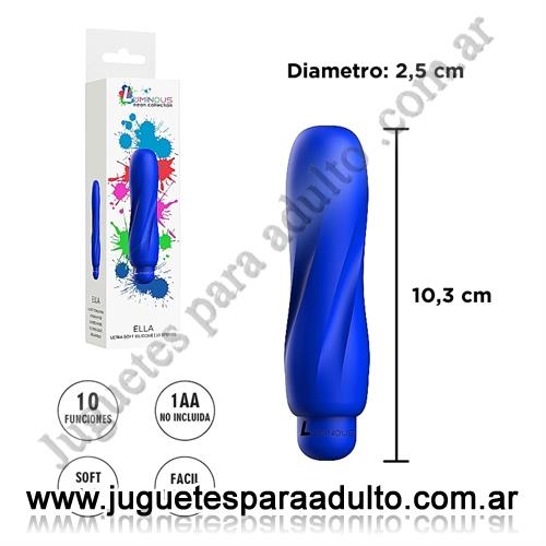 Estimuladores, Estimuladores de clitoris, Vibrador de 10 cm con 10 vibraciones
