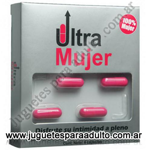 Estimuladores, Estimuladores femeninos, Vigorizante femenino en cápsulas Ultra Mujer x4